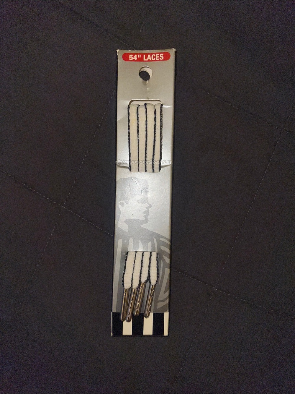 Foot Locker black & white 54” oval laces